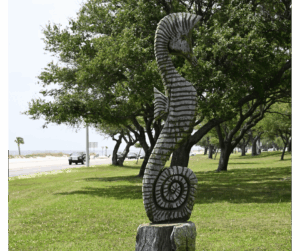 Biloxi Salvaged Tree Seahorse